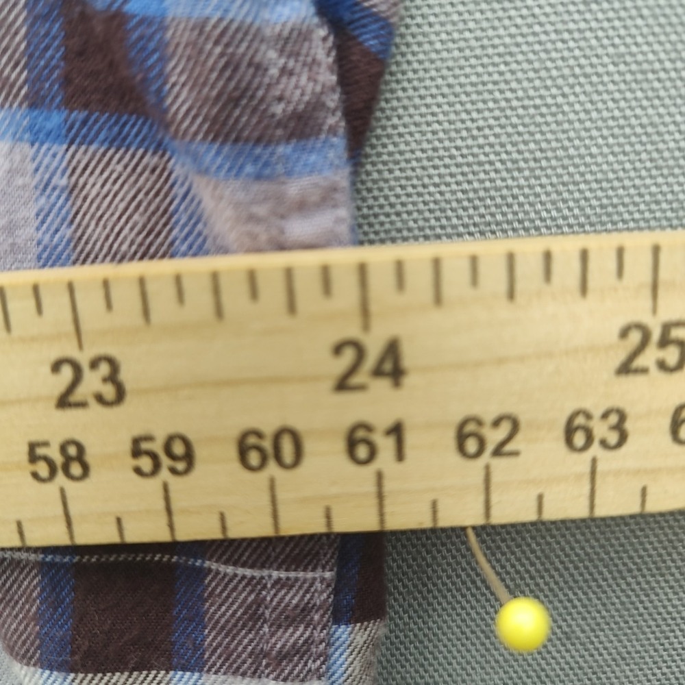 Johnny O Mens Multi-colored Plaid‎ Button Up shirt Long Sleeve Extra Large - Picture 10 of 14